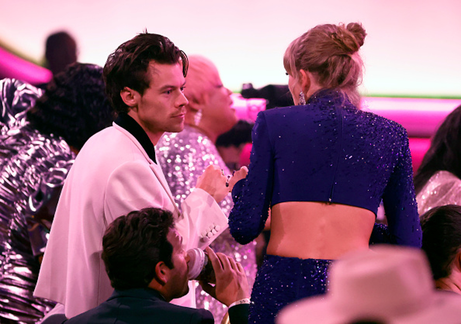 Harry Styles and Taylor Swift at the Grammys 2023