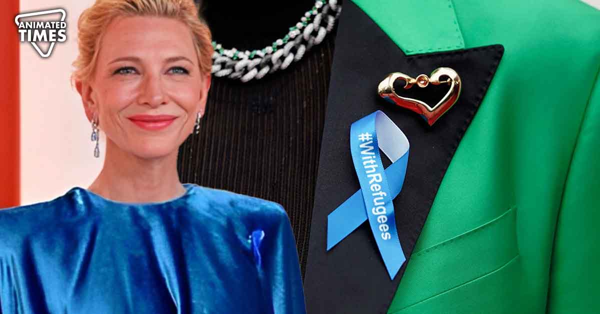 Hidden Meaning Behind Hollywood Stars' Blue Ribbon Pins at Oscars 2023