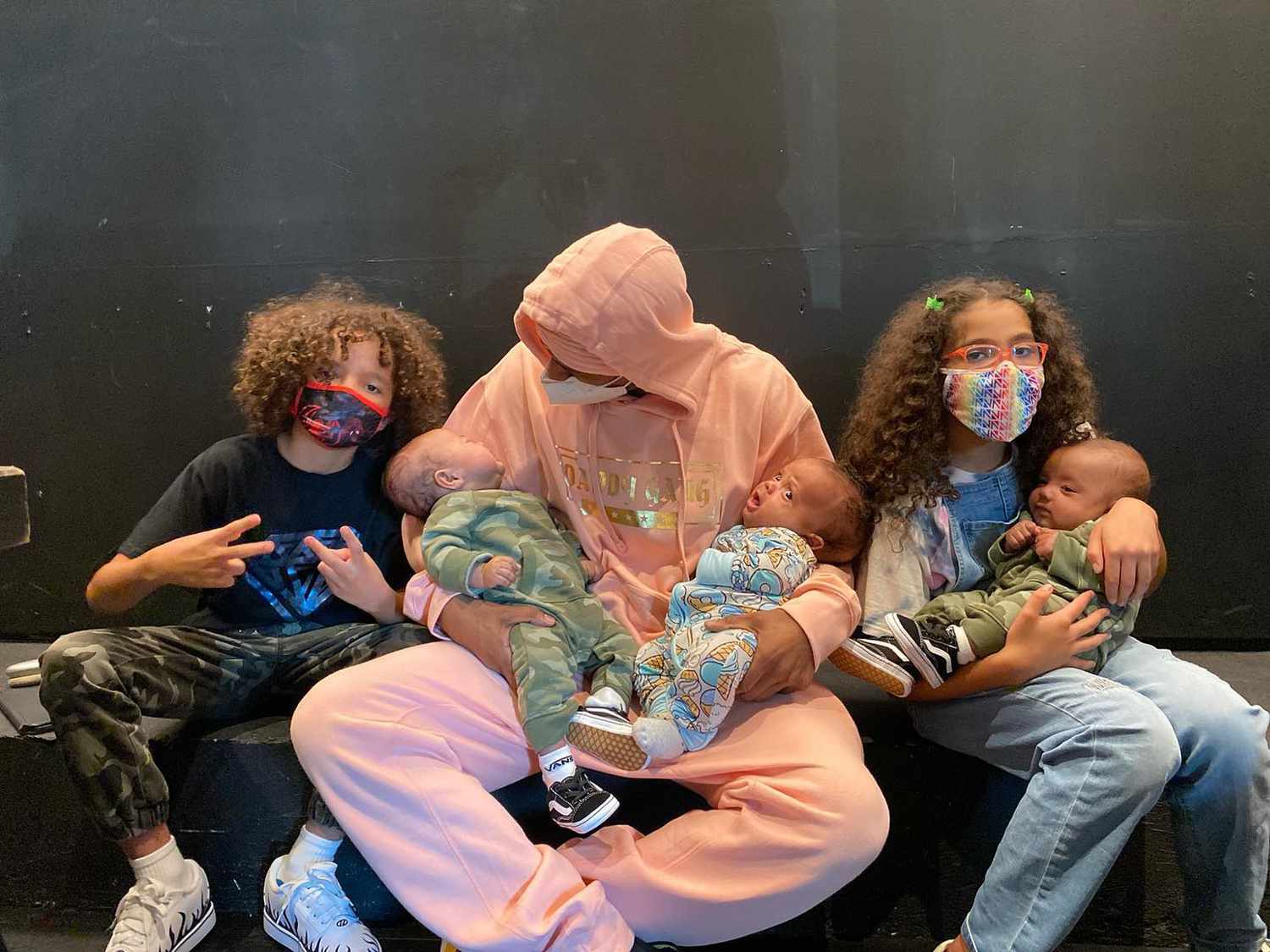 Nick Cannon With Children 