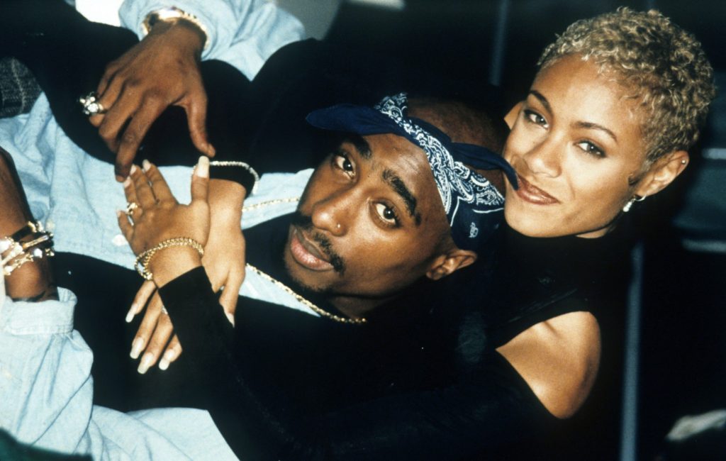 Tupac Shakur and Jada Pinkett
