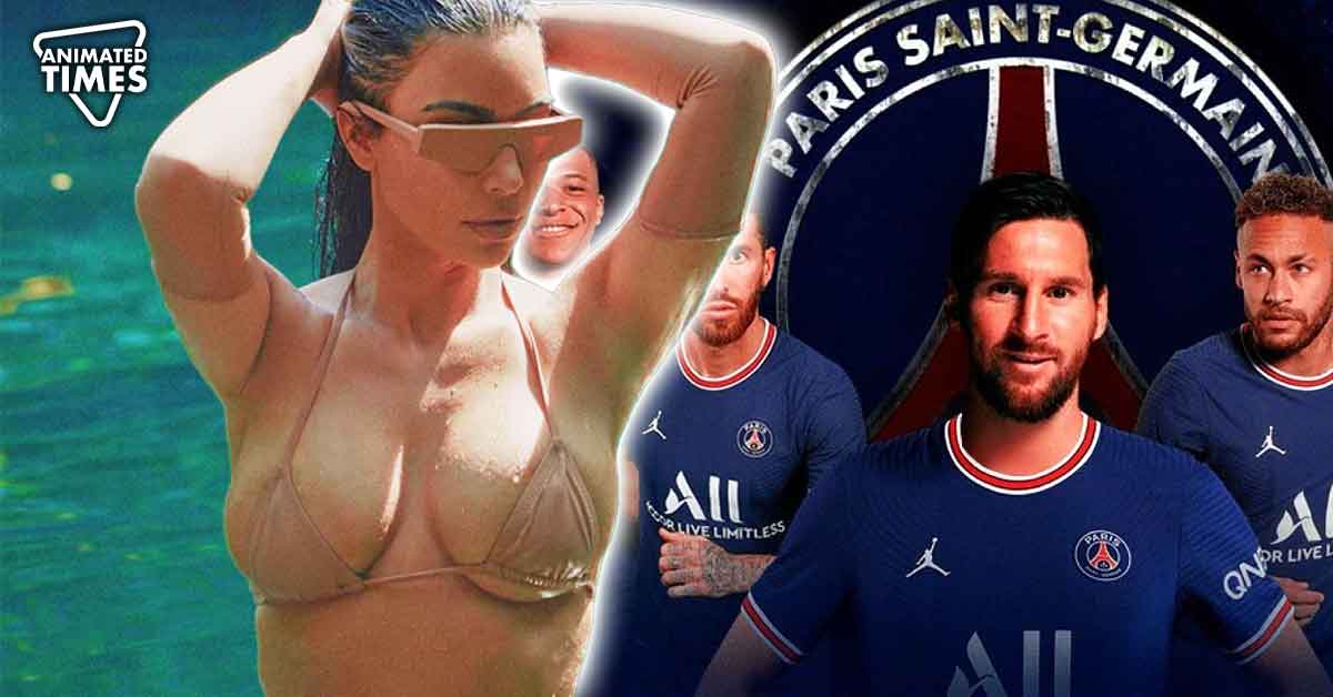Kim Kardashian Accused of Filter Abuse - Internet Convinced She Overdid it With Her Photoshop Skills To Set Inhuman Facial Beauty Standards at PSG Game