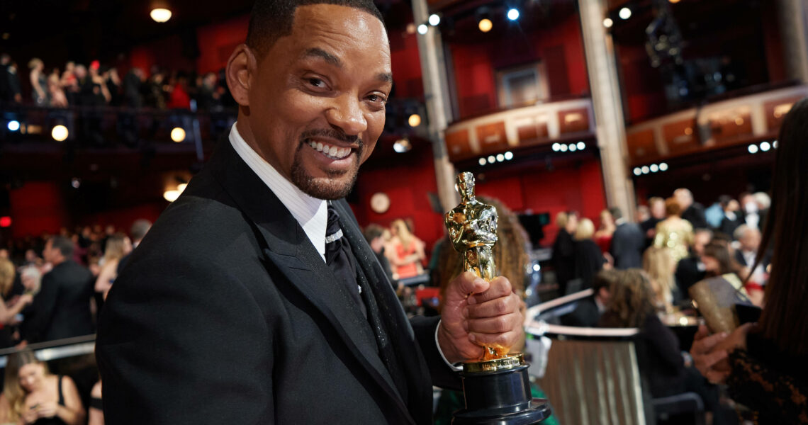 Will Smith won the Oscar for best actor just after slapping Chris Rock