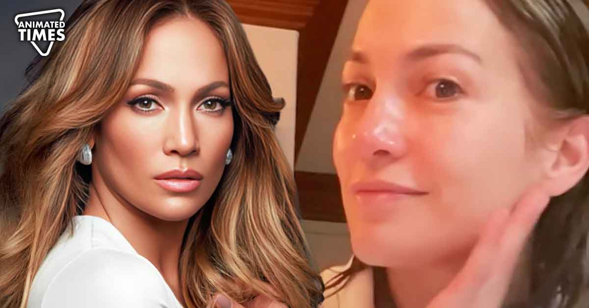Jennifer Lopez Looks Unrecognizable Without Make Up While She Details Her Skin Care Routine