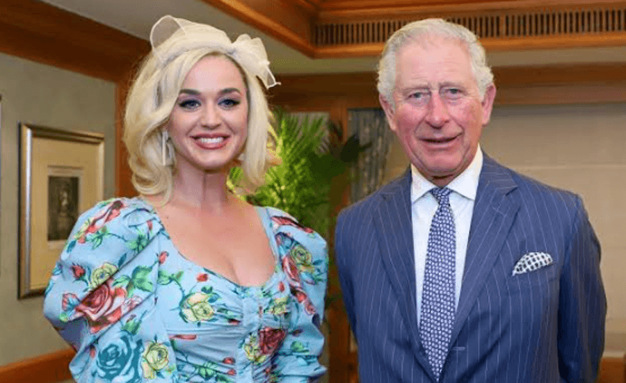 King Charles III and Katy Perry