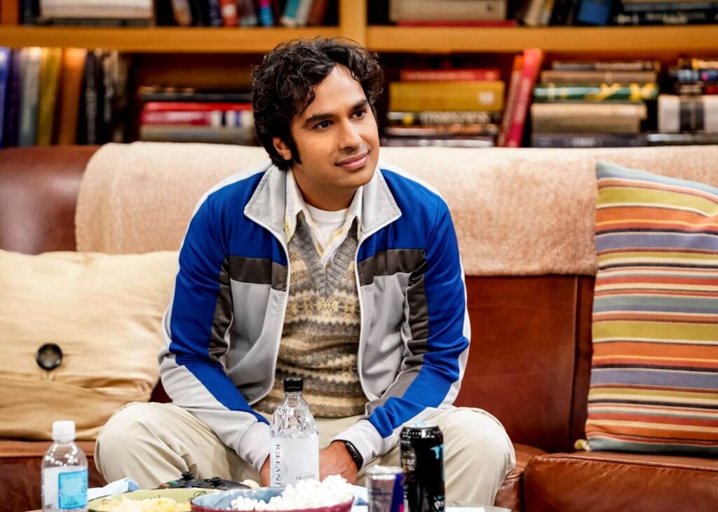 Kunal Nayyar on The Big Bang Theory 1 2