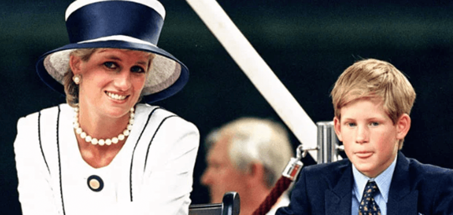 Princess Diana and Prince Harry 