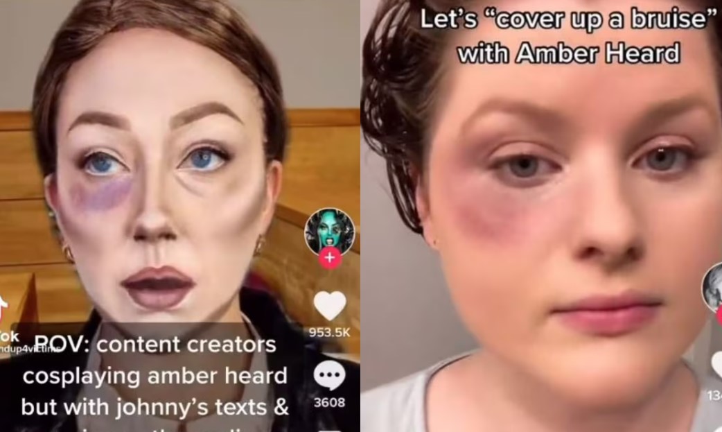 When Amber Heard vs. Johnny Depp Has Become a Bizarre and Unsettling TikTok Trend 