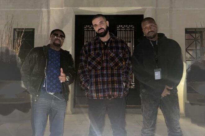 J Prince, Drake and Kanye West