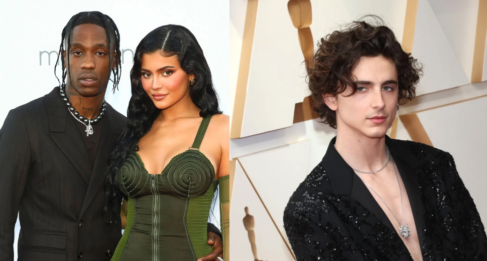 Kylie Jenner, Travis Scott and Timothée Chalamet