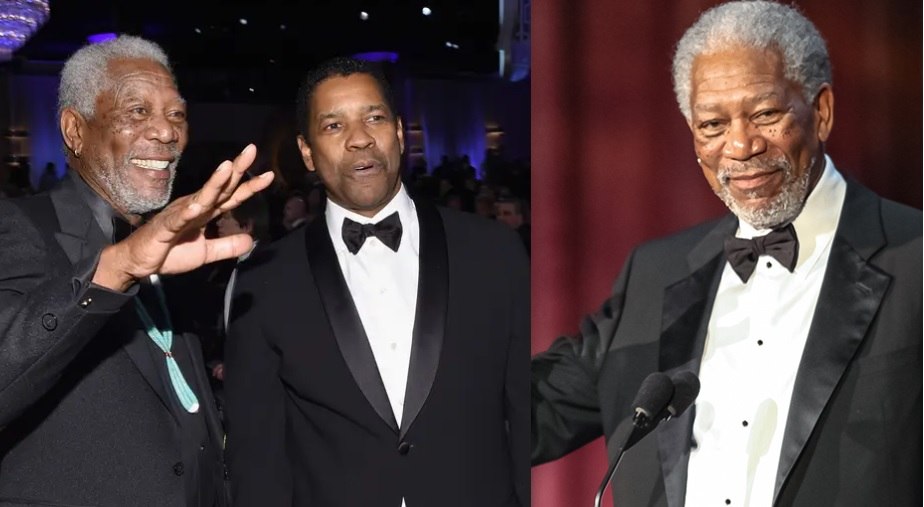 Morgan Freeman and Denzel Washington 
