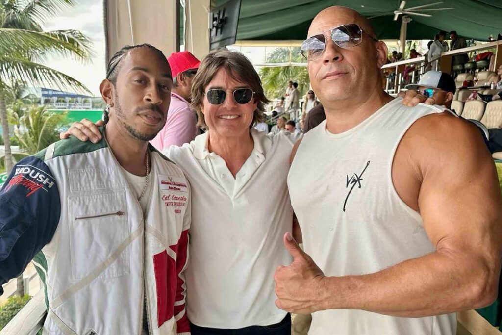 Tom Cruise, Vin Diesel and Ludacris 