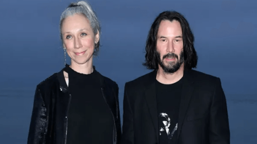 Alexandra Grant and Keanu Reeves 