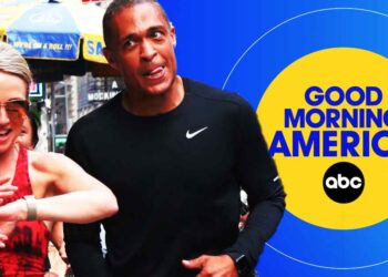 Amy Robach and T.J. Holmes Unbothered With Unemployment, Spotted in Half Marathon After Being Ousted from Good Morning America for Salacious Affair