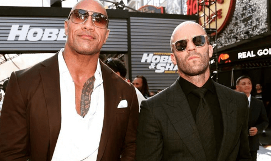 Jason Statham and Dwayne Johnson 