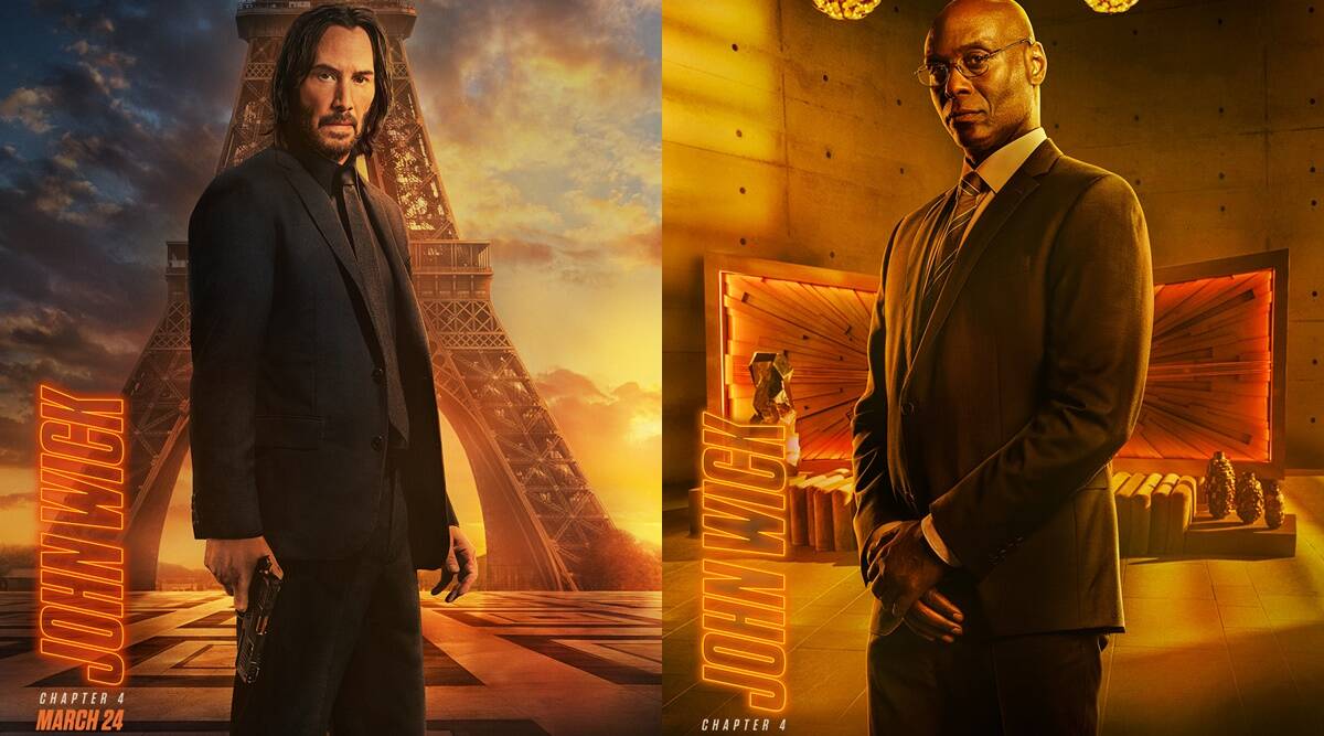 Keanu Reeves and Lance Reddick