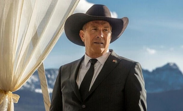 Kevin Costner in a scene from Yellowstone