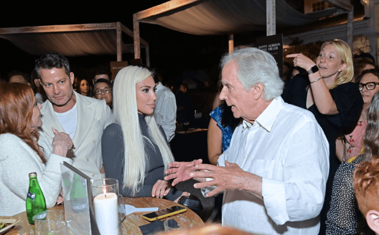 Kim Kardashian and Henry Winkler 