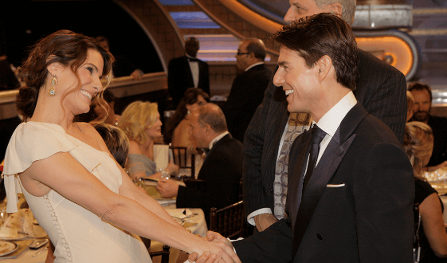 Sandra Bullock and Tom Cruise 