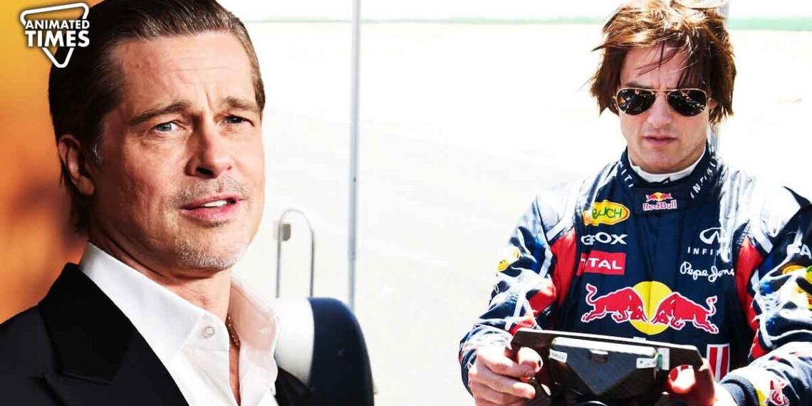 Tom Cruise Has Offered To Do "Extra Driving" For Brad Pitt's Racing Movie Which Will Show Pitt Driving A Real F1 Race Car