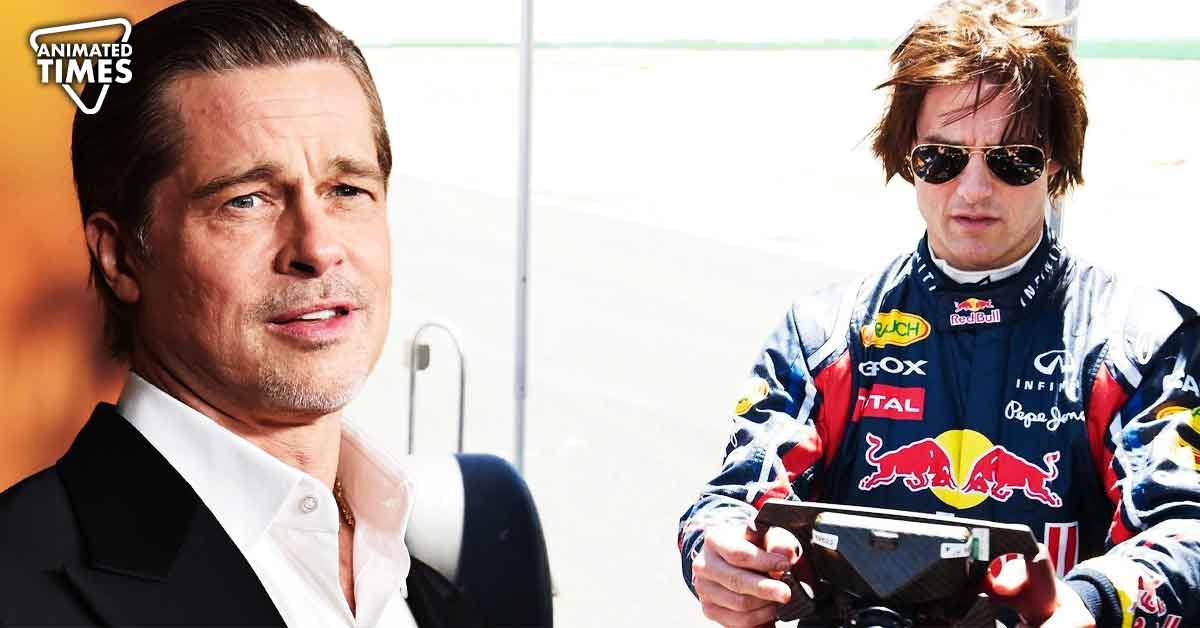 Tom Cruise Has Offered To Do “Extra Driving” For Brad Pitt’s Racing Movie Which Will Show Pitt Driving A Real F1 Race Car