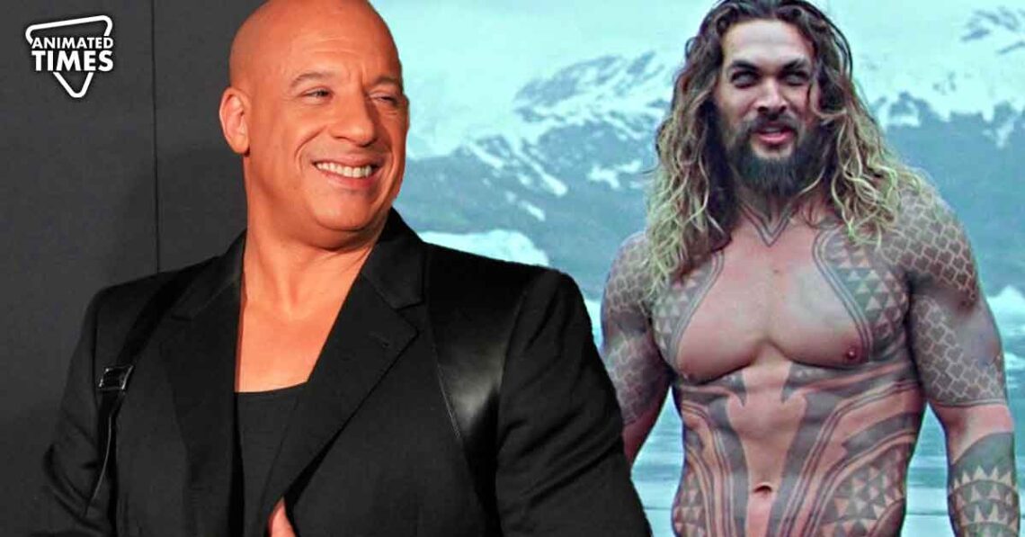 Lilo on X: Acho que um dos caras mais complexados com altura é o Vin  Diesel. Ele aparece da mesma altura do The Rock no filme, mesmo ele falando  que tem 1,82m