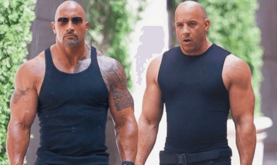 Vin Diesel and The Rock 