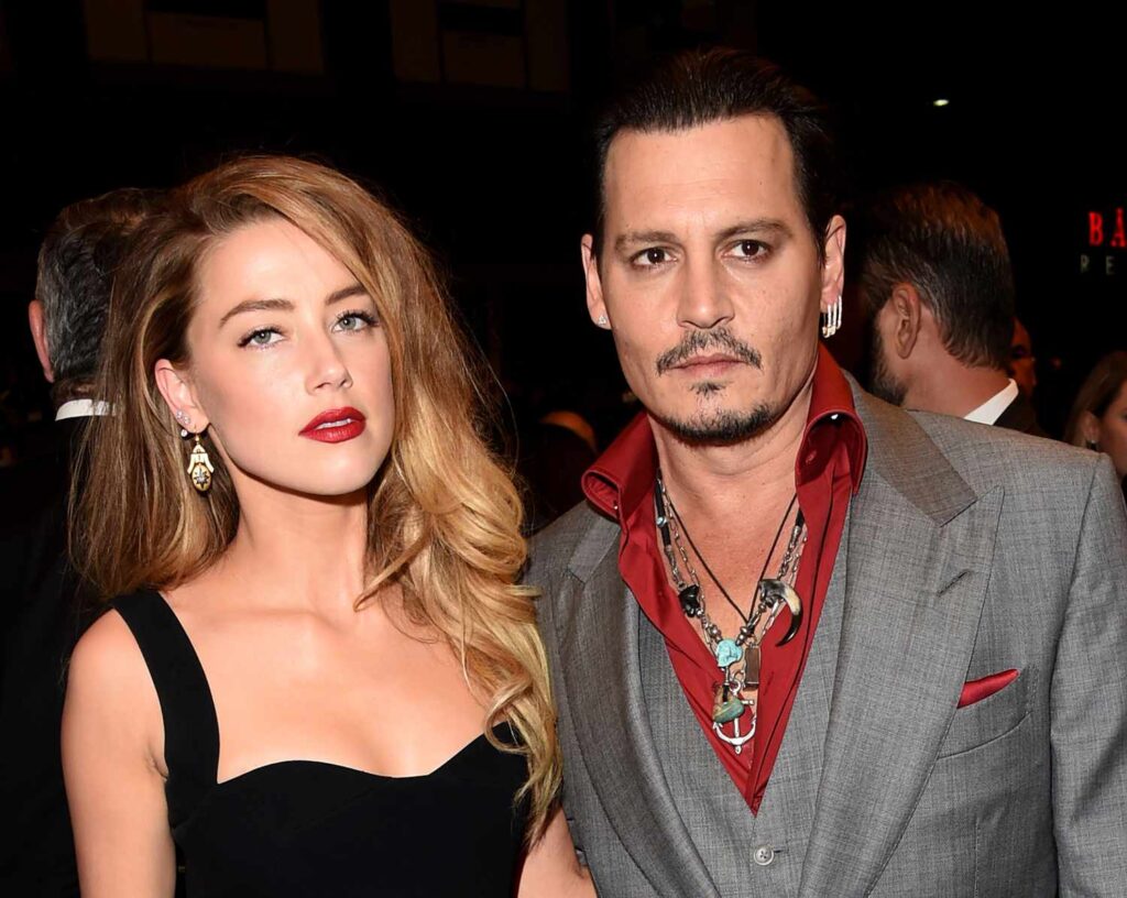 Amber Heard and Johnny Depp