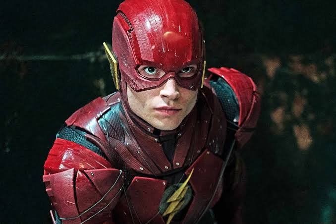 Ezra Miller in and as The Flash