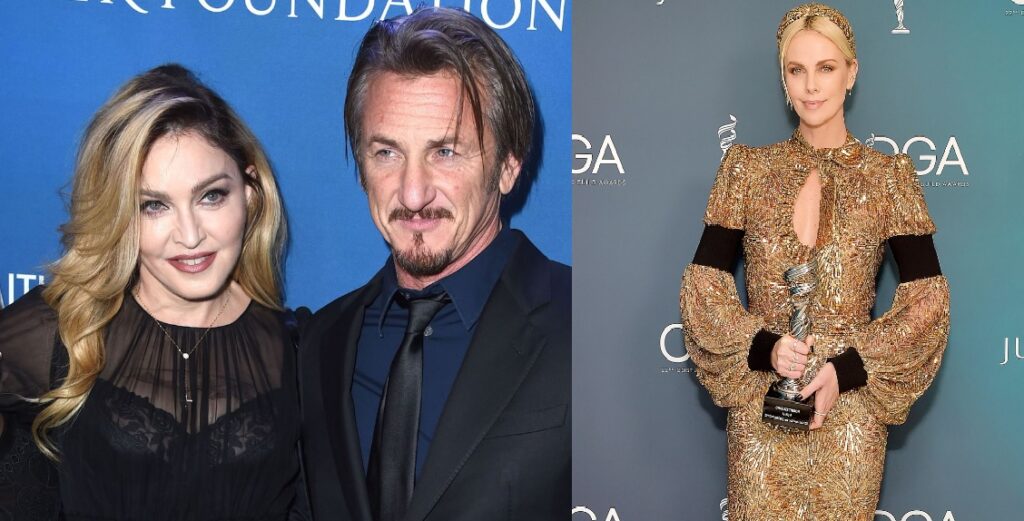 Madonna, Sean Penn and Charlize Theron