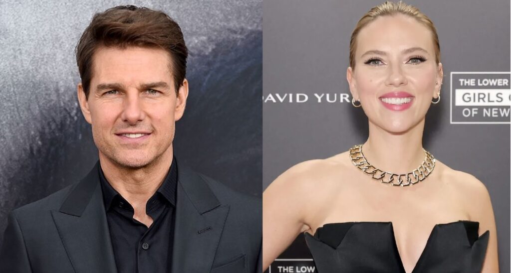 Tom Cruise and Scarlett Johansson