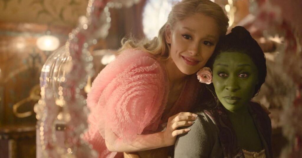 Ariana Grande and Cynthia Erivo in Wicked