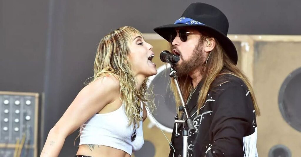 Billy Ray Cyrus and Miley Cyrus