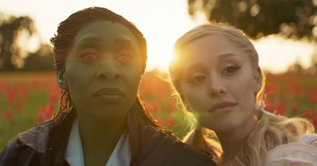 Cynthia Erivo and Ariana Grande in Wicked 