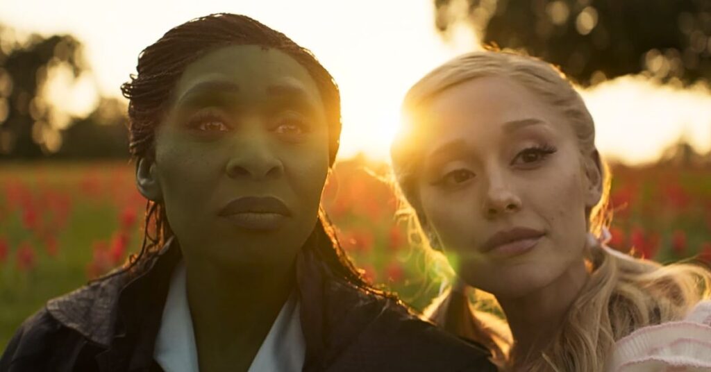 Ariana Grande and Cynthia Erivo in Wicked