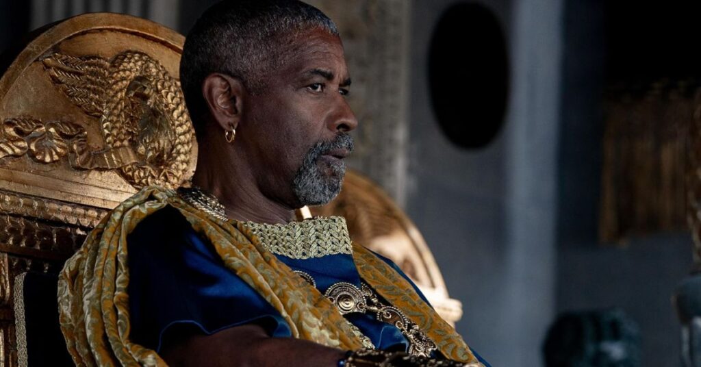 Denzel Washington in Gladiator II