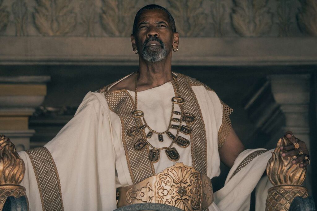 Denzel Washington in Gladiator II