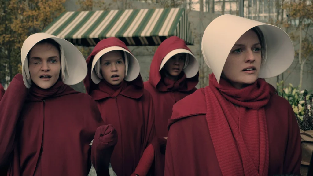 A still from The Handmaid’s Tale