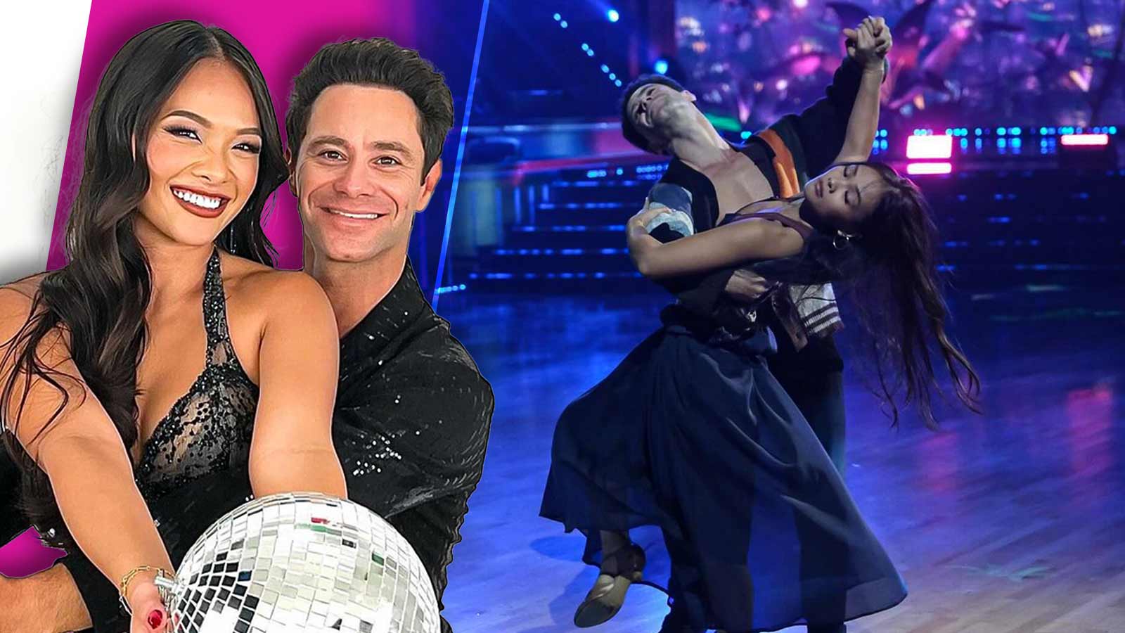 jenn tran and sasha farber in dancing with the stars