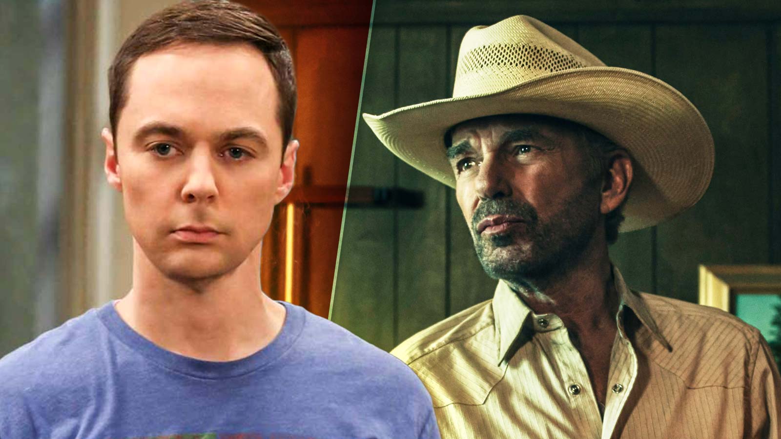 jim parsons, the big bang theory, billy bob thornton in landman