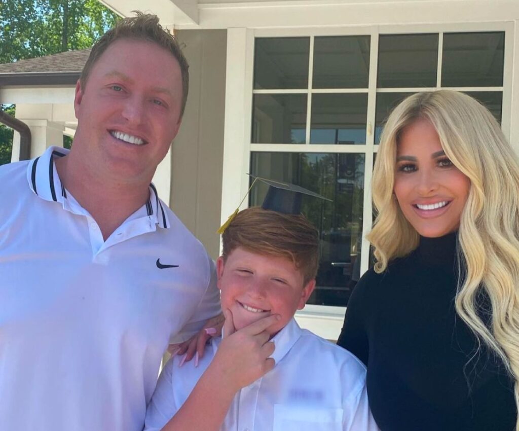 Kroy Biermann, Kroy "KJ" Jagger Jr., and Kim Zolciak