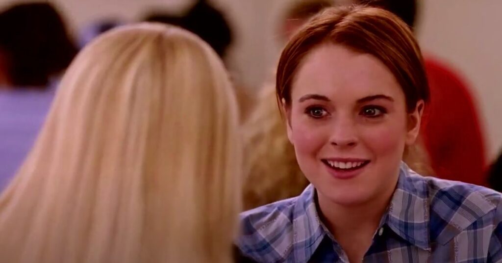 Lindsay Lohan in Mean Girls