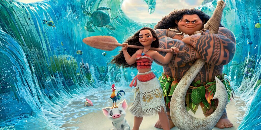  A still from Moana 