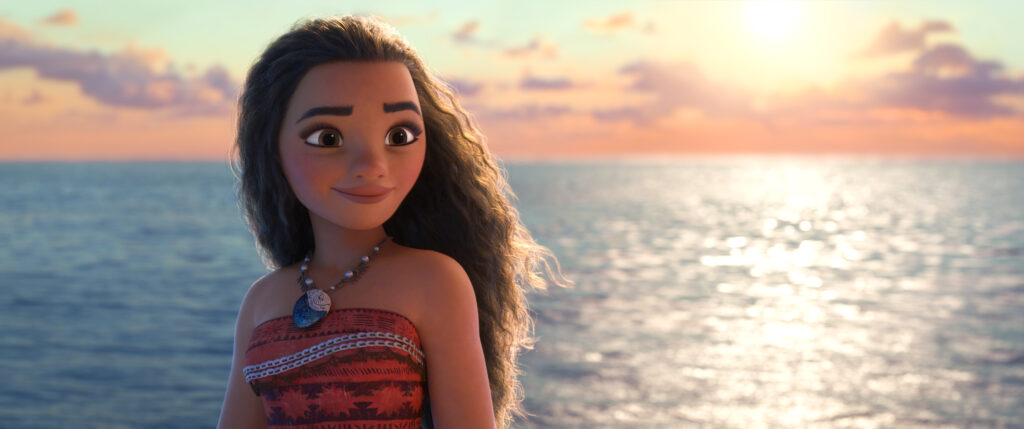 Moana in the titular film