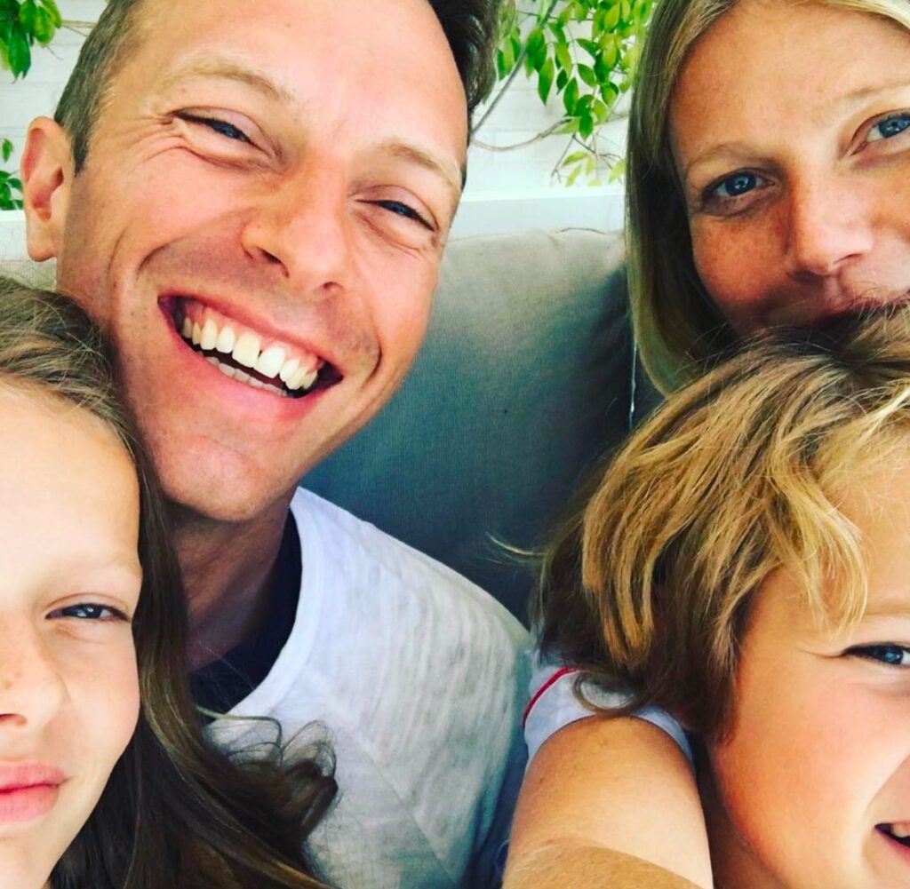 Gwyneth Paltrow, Chris Martin, and her kids: Apple and Moses