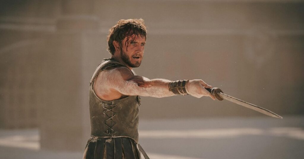 Paul Mescal in Gladiator 2