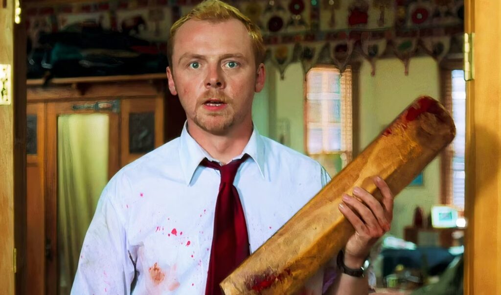 Simon Pegg in Shaun of the Dead