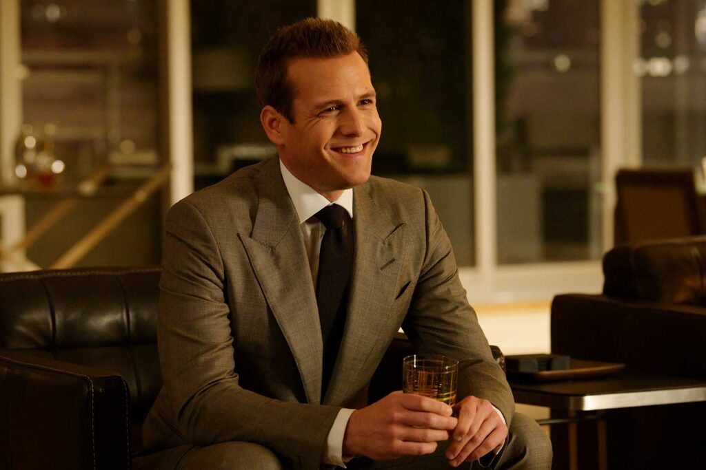 Gabriel Macht as Harvey Specter in Suits