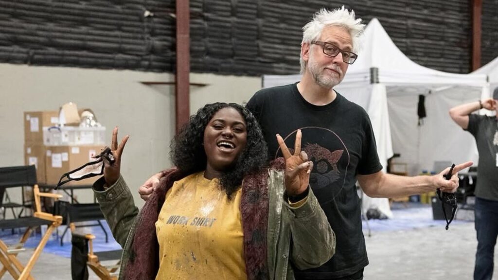 James Gunn and Danielle Brooks