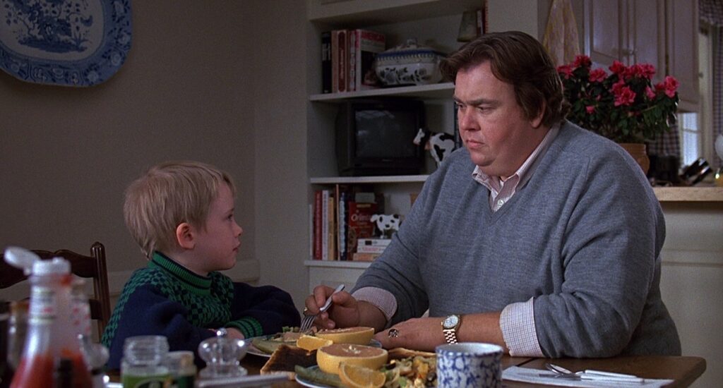 Macaulay Culkin and John Candy in Uncle Buck